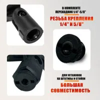 ACURY MH-02 Держатель для микрофона "прищепка" ACURY MH-02 Держатель для микрофона "прищепка"