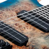 SCHECTER REAPER-7 MULTI-SCALE CB Электрогитара мультимензурная, 7 струн, цвет Satin Charcoal Burst