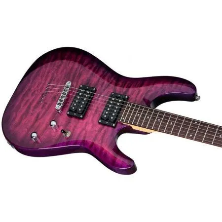 SCHECTER C-6 PLUS EM Электрогитара, Stratocaster, цвет пурпурный