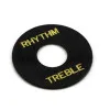 Hosco LP-SW-B Накладка под переключатель Treble/Rhythm, черная