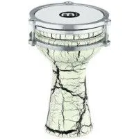 MEINL HE-053 Mini Darbuka Дарбука алюминиевая, 4.25" x 7.75", цвет бежевый с кракелюрами