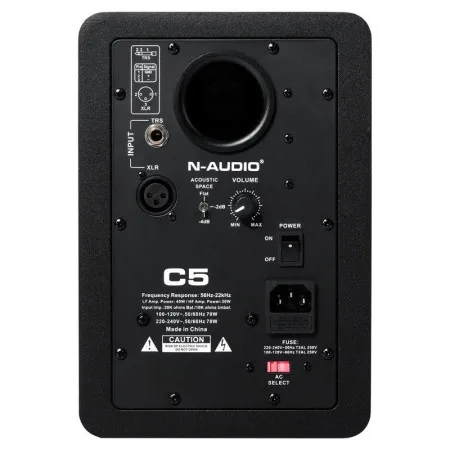 N-Audio C5 Мониторы студийные (пара), двухполосные 5", чёрный