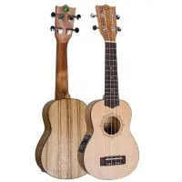 Flight DUS 320 CEQ SP/ZEB укулеле сопрано электроакустическое с чехлом