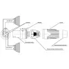 Neutrik NLT4FX Разъем SpeakOn (female), 4-pole