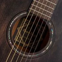 BATON ROUGE X11LS/TB-SCC Гитара акустическая, Travel Baby, цвет screwed charcoal satin