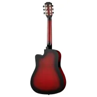 Fante FT-D38-RDS Гитара акустическая 38" с вырезом, красный санберст