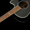 KEPMA A1C Black Гитара акустическая Grand Auditorium, цвет черный глянцевый