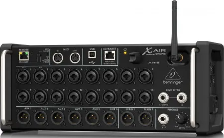 Behringer XR18 Микшер цифровой рэковый, 18 каналов, WiFi модуль