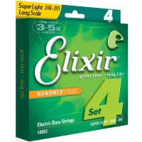 Набор струн для 5-струнной бас-гитары Elixir 14002 NanoWeb