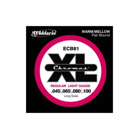 Набор струн для 4-струнной бас-гитары D`ADDARIO ECB81