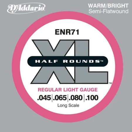 Набор струн для 4-струнной бас-гитары D`ADDARIO ENR71