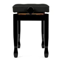 Rin HY-PJ014-GLOSS-BLACK Банкетка, черный/черный, кожзам