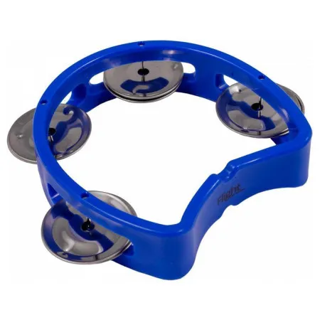 FLIGHT FTHP-4 BL Тамбурин без мембраны, 4 пары джинглов, цвет синий