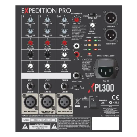 Акустическая система активная SAMSON XPL300