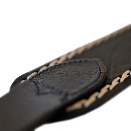 RightOn Straps Big Ремень для гитары, натуральная кожа, черный