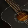 KEPMA EAC Black Гитара акустическая Grand Auditorium, цвет черный глянцевый