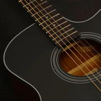 KEPMA EAC Black Гитара акустическая Grand Auditorium, цвет черный глянцевый