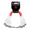 Kirlin IM3-203W 0.3M 3 Комплект из 3-х шнуров JACK 1/4" (угловой) <=> JACK 1/4" (угловой), 30см.