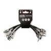 Dunlop 3PDCP06 MXR Набор из 3-х шнуров Jack 1/4"(угловой) ⇔ Jack 1/4"(угловой) длиной 15 см