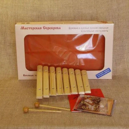 Мастерская Сереброва (к1-кс-07) Ксилофон диатонический 8 пластин