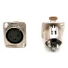 SHNOOR S3FDX Разъем XLR (female), панельный, 3-PIN