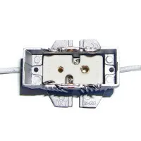 ROCCER GY16 (parts 2) Ламподержатель (патрон) керамический с проводами и оснасткой ROCCER GY16 (parts 2) Ламподержатель (патрон) керамический с проводами и оснасткой
