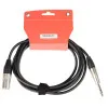 FORCE FMC-07/3 Шнур балансный JACK 1/4" stereo (male) ⇔ XLR (male), 3 метра