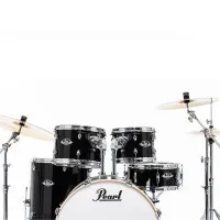 Pearl EXX725SBR/C31 Ударная установка из 5-ти барабанов, цвет Jet Black