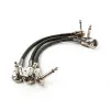 Dunlop 3PDCP06 MXR Набор из 3-х шнуров Jack 1/4"(угловой) ⇔ Jack 1/4"(угловой) длиной 15 см