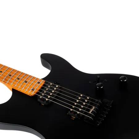 JET JS-500 MBK  Электрогитара, Stratocaster, HH, черный матовый