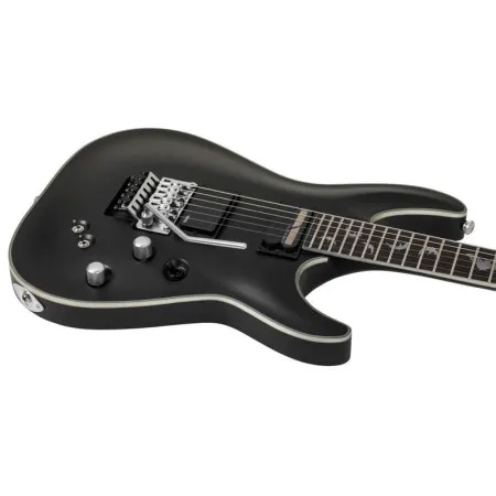 SCHECTER DAMIEN PLATINUM-6 FR S SBK Электрогитара, 6 струн, матовая чёрная