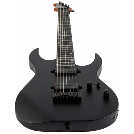 SPIRA S-407 MBK Электрогитара 7-струнная, Superstrat, HH, цвет черный матовый