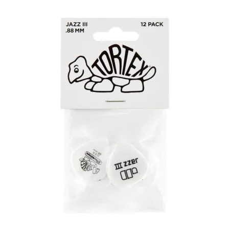 Dunlop 478P.88 Tortex White Jazz III