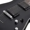 SCHECTER DAMIEN PLATINUM-6 SBK Электрогитара, 6 струн, HH, матовая чёрная