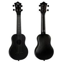 Flight ULTRA S-35 Ink Укулеле сопрано с чехлом, цвет чёрный графит