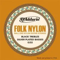 Набор струн для 6-струнной акустической гитары D`ADDARIO EJ32