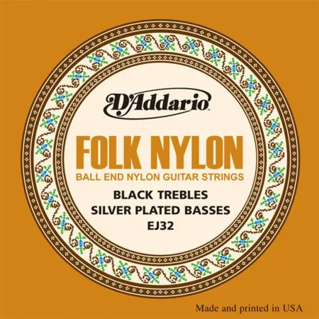 Набор струн для 6-струнной акустической гитары D`ADDARIO EJ32