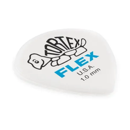 Dunlop 466P1.0 Tortex Flex Jazz III XL Медиатор, толщина 1.0мм (цена за 1шт., в упаковке 12шт.)