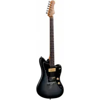 JET JJ-350 Baritone Moonburst Электрогитара баритон, Jaguar, 6 струн, HS, цвет лунное затмение