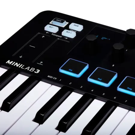 Arturia MiniLAB 3 Black Edition MIDI клавиатура 25 клавиш