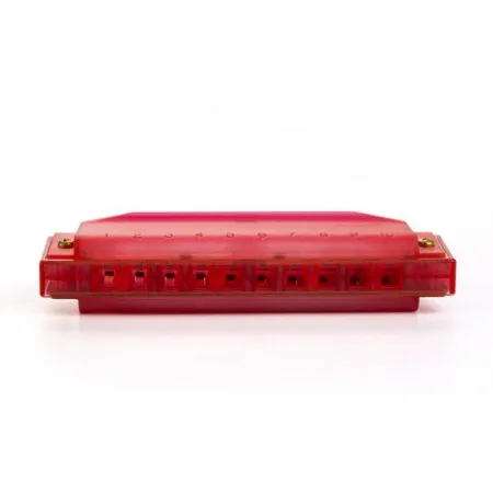 HOHNER TRANSLUCENT RED (M1110R) - ГУБНАЯ ГАРМОНИКА ДЕТСКАЯ, ПРОЗРАЧНАЯ КРАСНАЯ