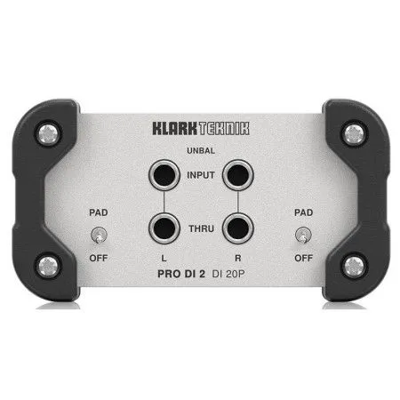 KLARK TEKNIK DI20P Директ-бокс пассивный, двухканальный
