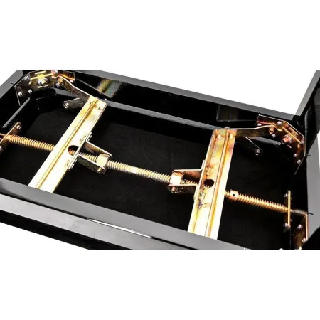 Rin HY-PJ018A-GLOSS-BLACK Банкетка, черный/черный, кожзам