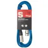 STAGG SMC3 CBL Шнур микрофонный XLR (female) <=> XLR (male), синий