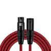 Kirlin MWC-270 1M RDA Шнур микрофонный XLR (female) ⇔ XLR (male), 1 метр, черный/красный