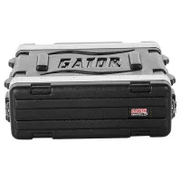 GATOR GR-3S Кейс рэковый 3U, пластиковый, стальные рельсы, укороченный