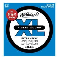 Набор струн для 6-струнной электрогитары D`ADDARIO EXL148
