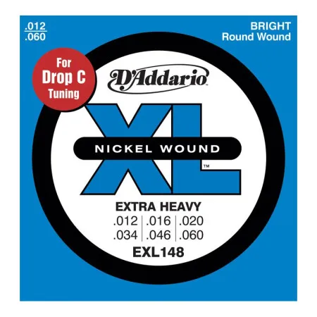 Набор струн для 6-струнной электрогитары D`ADDARIO EXL148