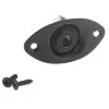 Musiclily M509 Выходной разъем электрогитары с накладкой JACK 1/4" (female), овальный, черный