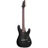 SCHECTER C-6 DELUXE SBK Электрогитара, Stratocaster, цвет матовый черный